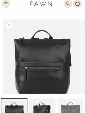 Fawn design square diaper bag